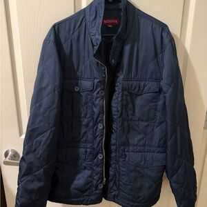 Merona Men's Dark Blue Quilted Field Jacket